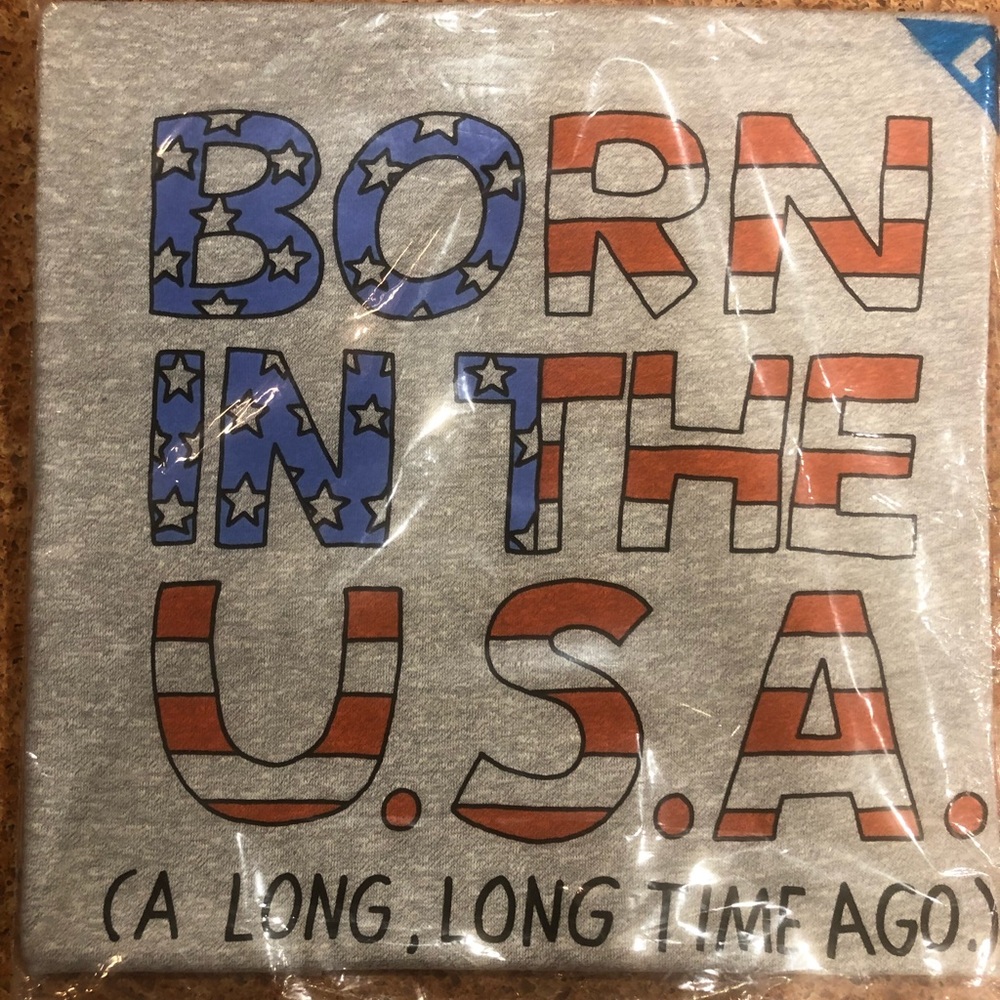 New Vintage 80’s t-shirt “Born in the USA”